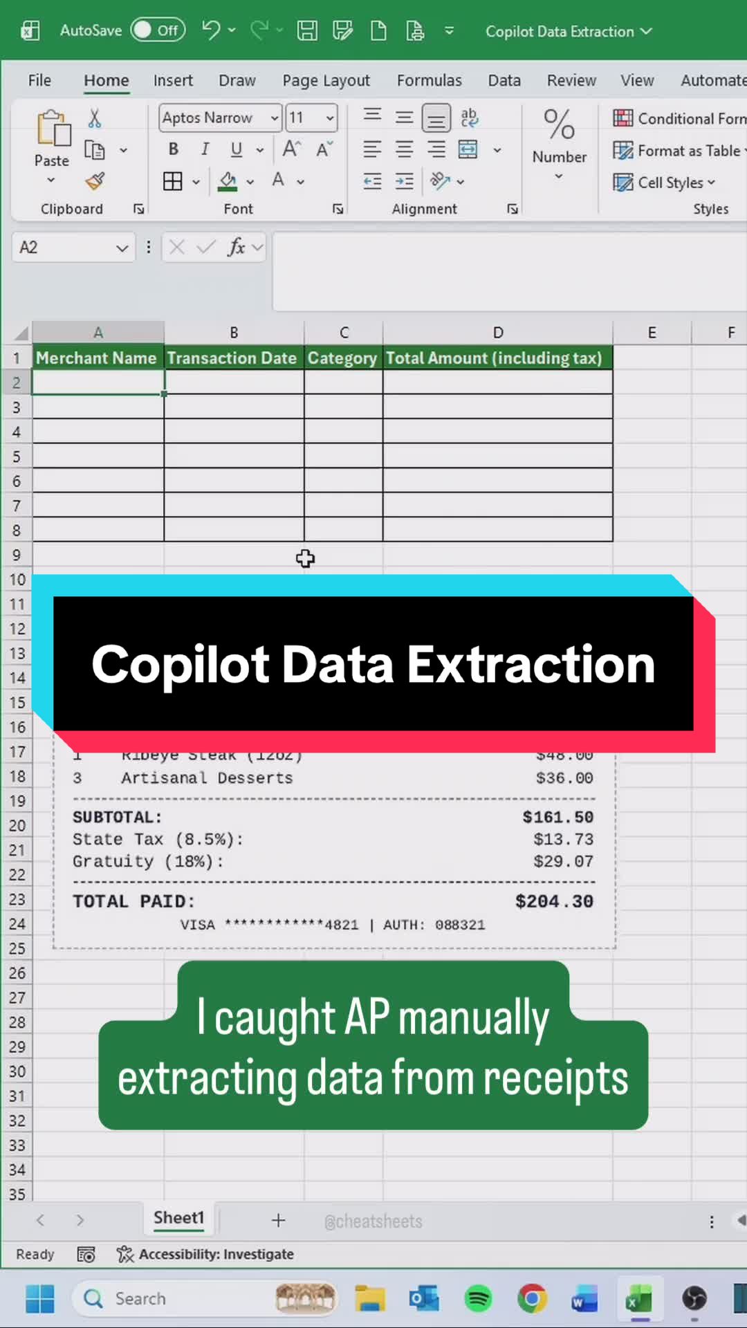 @CheatSheets | Excel & GSheets