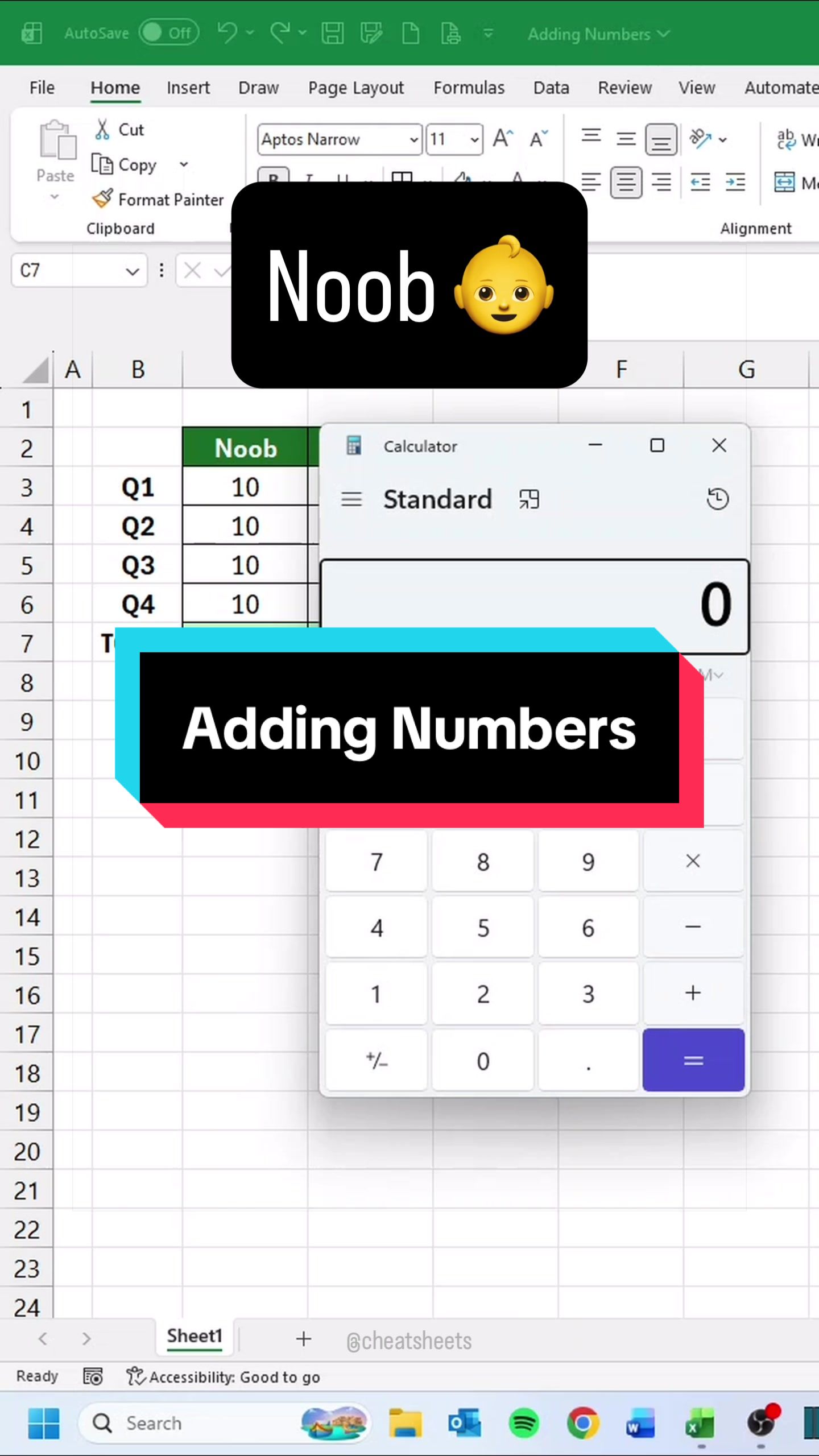 @CheatSheets | Excel & GSheets