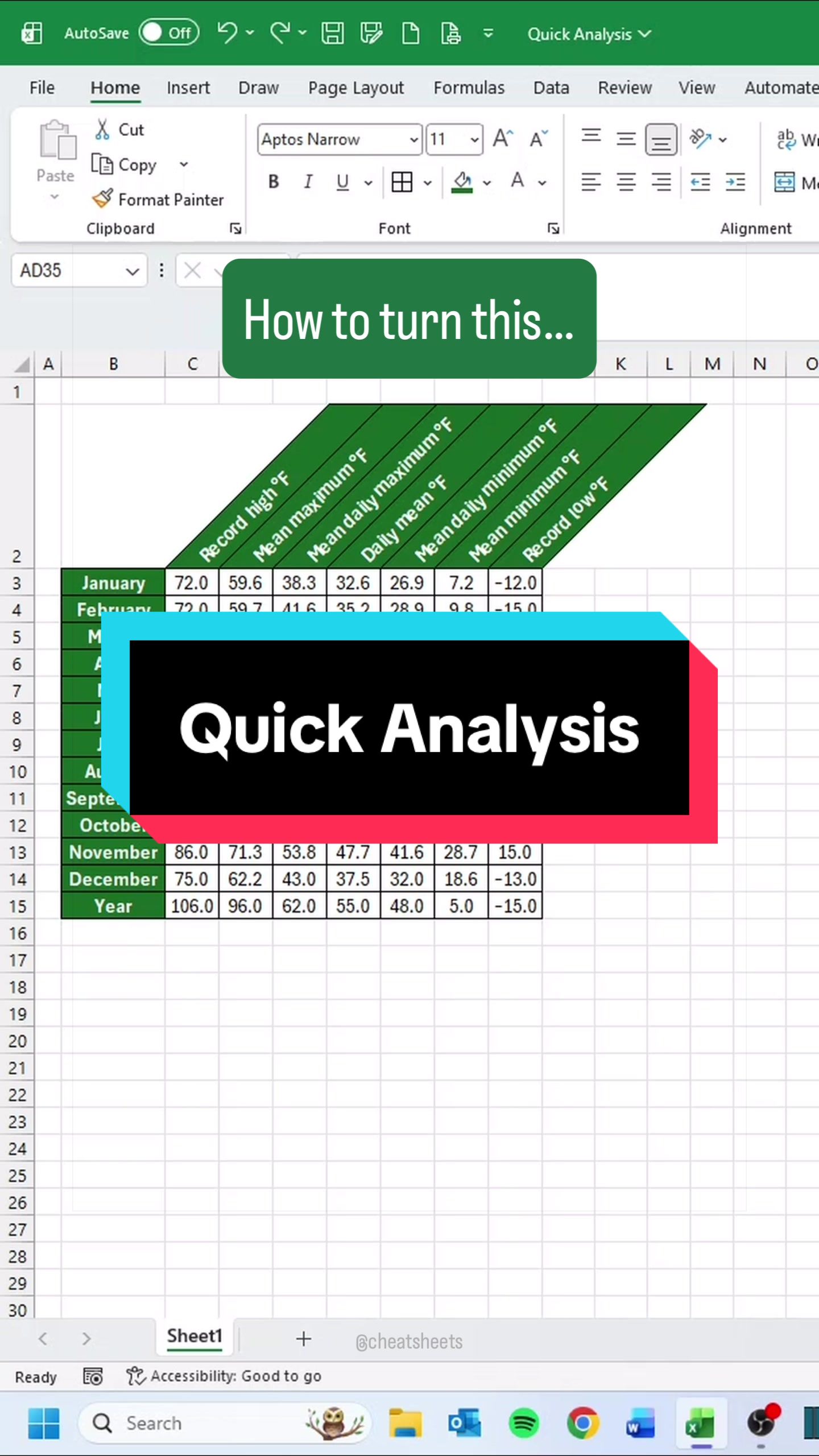 @CheatSheets | Excel & GSheets