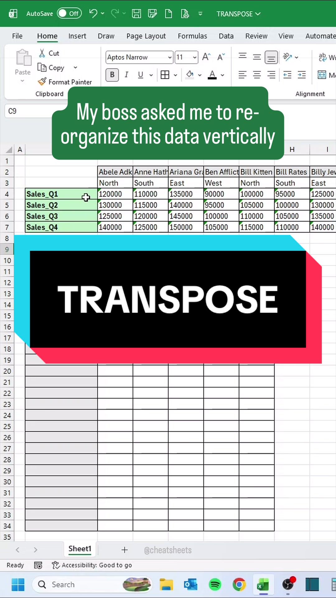 @CheatSheets | Excel & GSheets