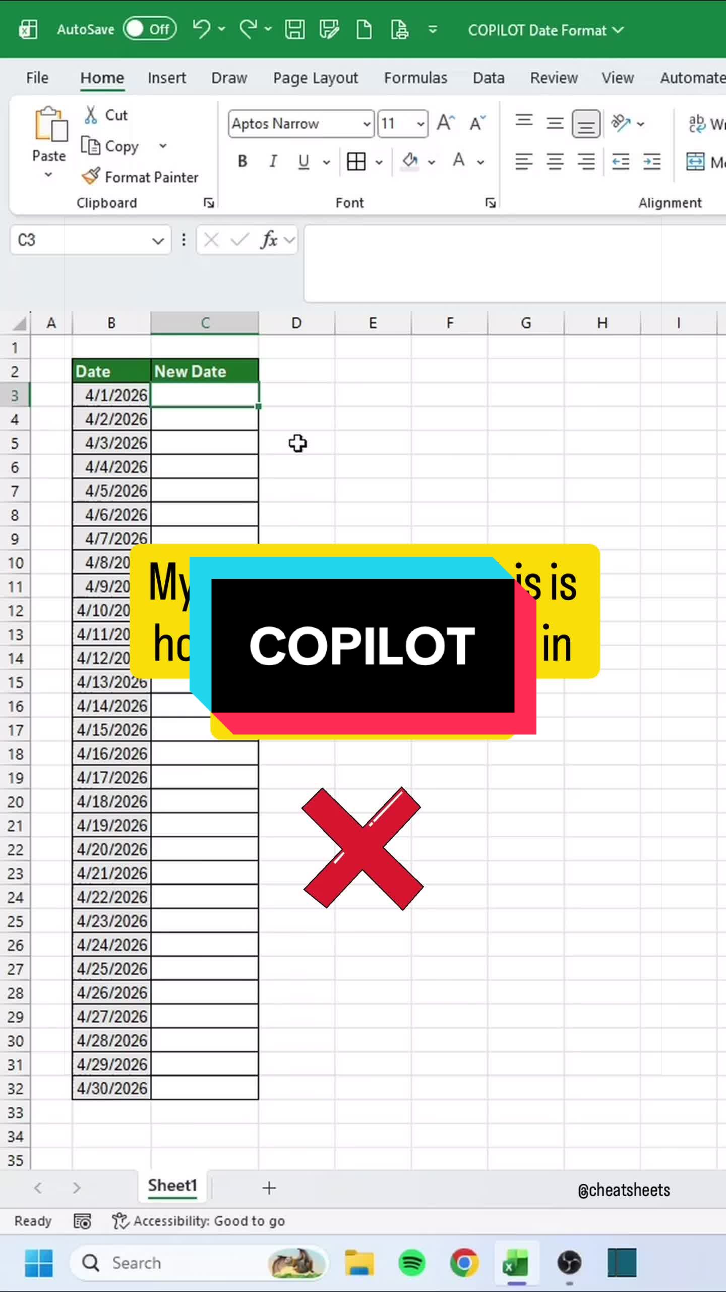 @CheatSheets | Excel & GSheets