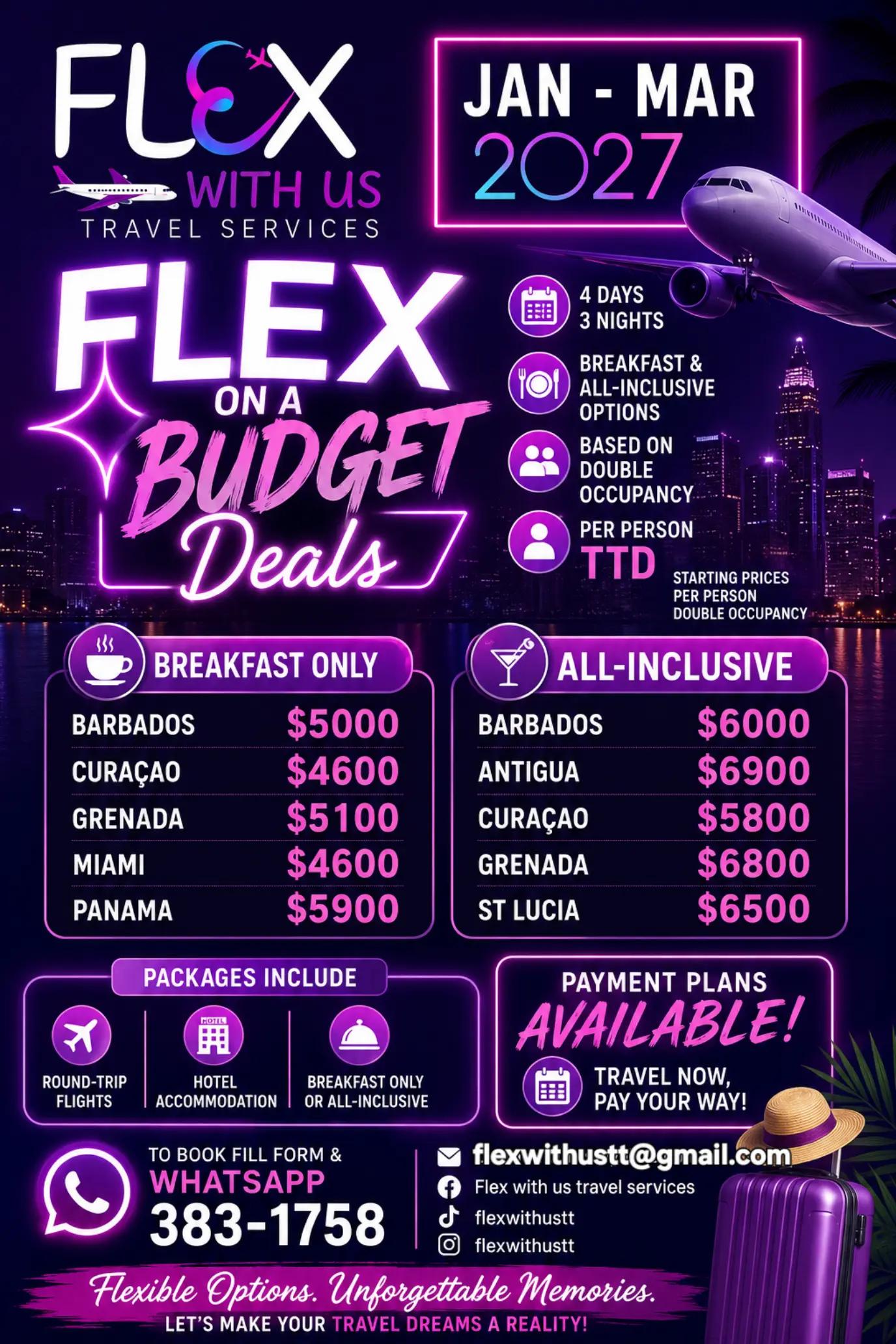 @Flex With Us Travel Services