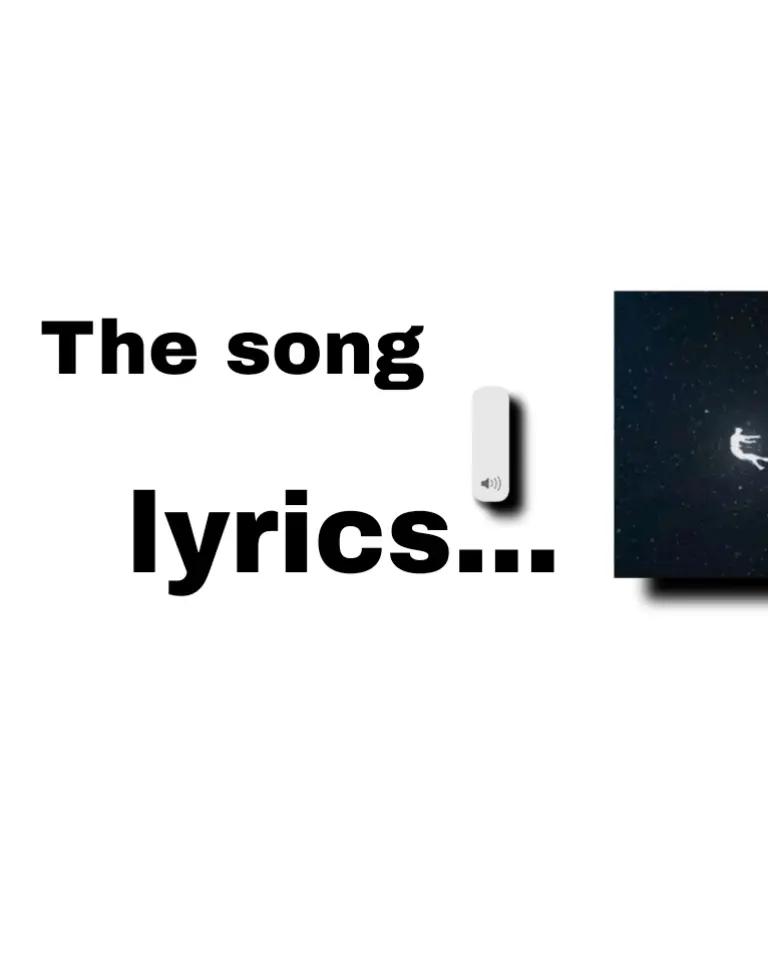 @The lyrics....