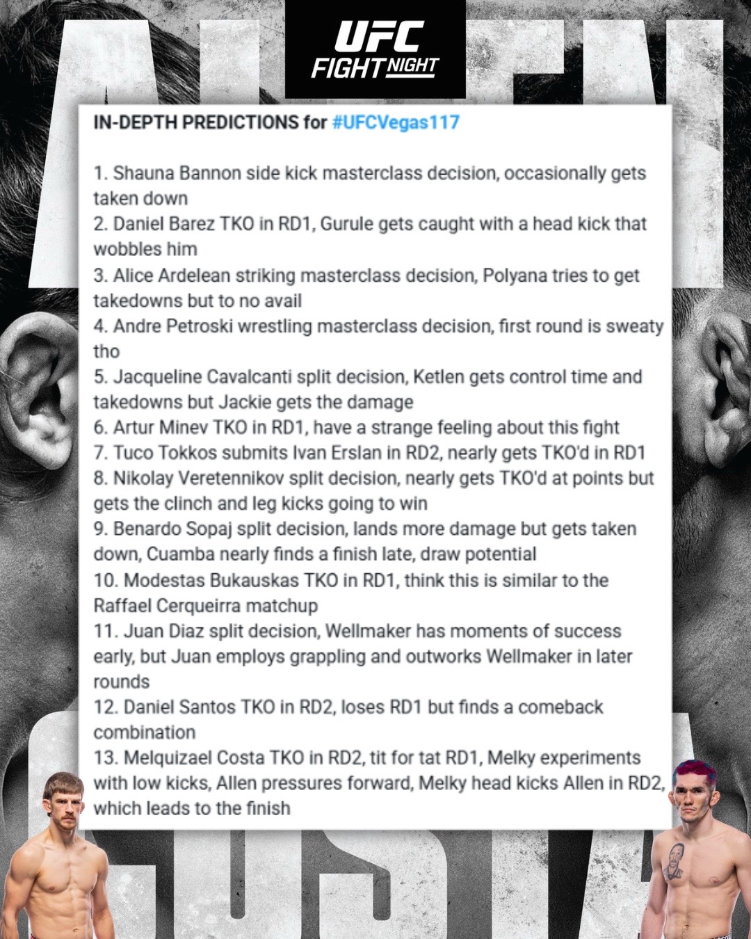 @Finz Chats MMA