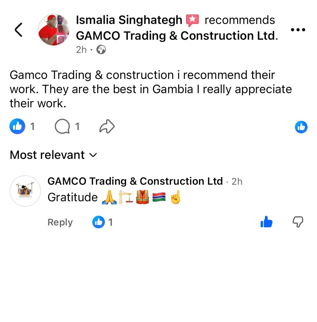 @#Gamco trading and con!ltd