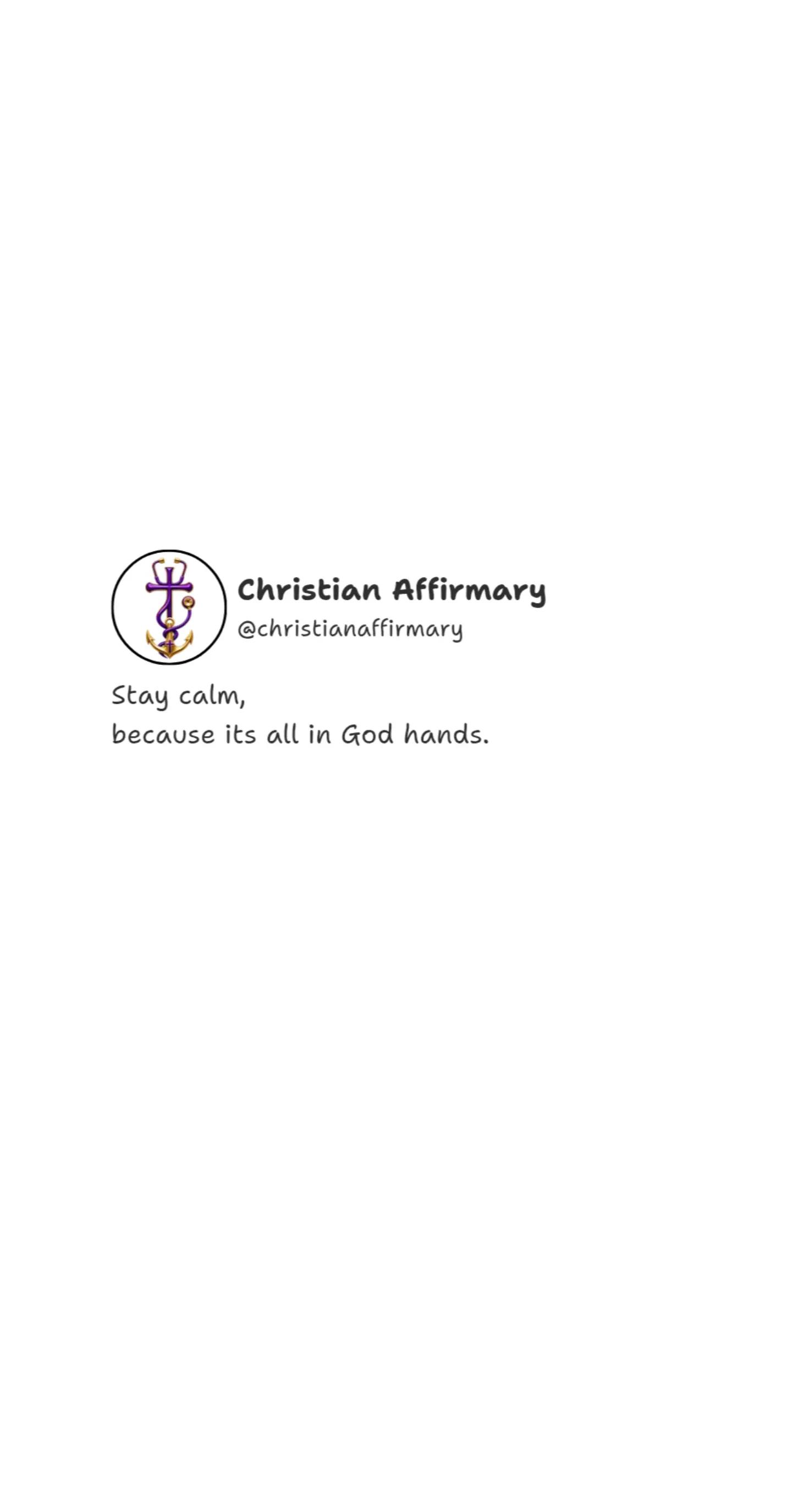 @✝️Christian Affirmary✝️