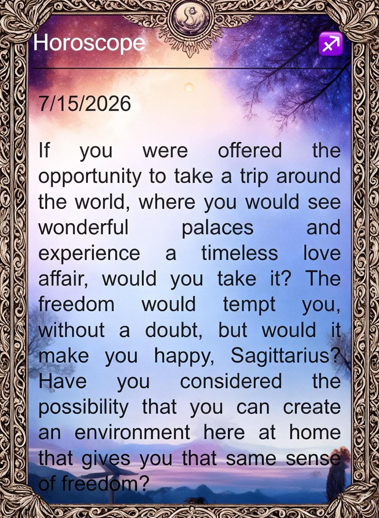 @Sagittarius