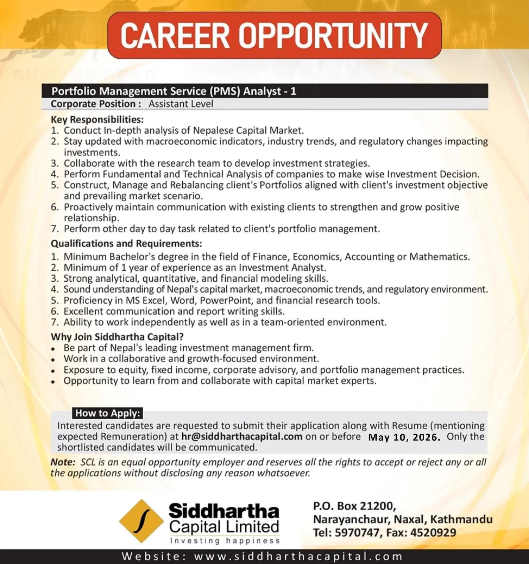 @Siddhartha Capital Limited