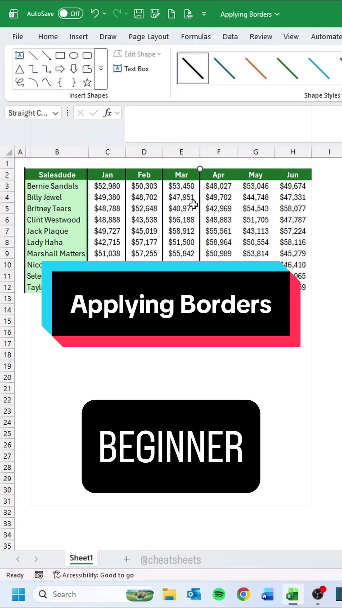@CheatSheets | Excel & GSheets