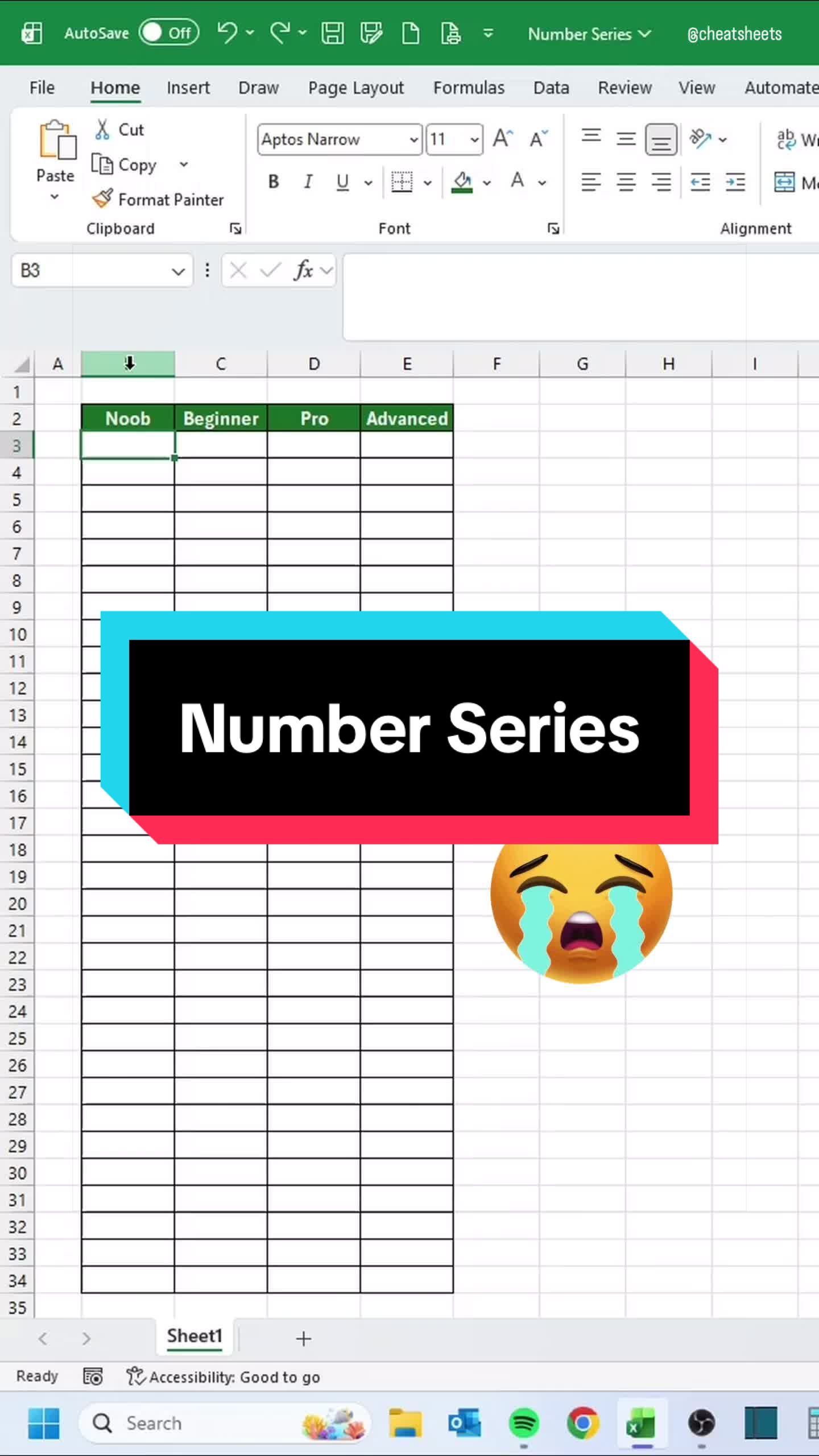 @CheatSheets | Excel & GSheets
