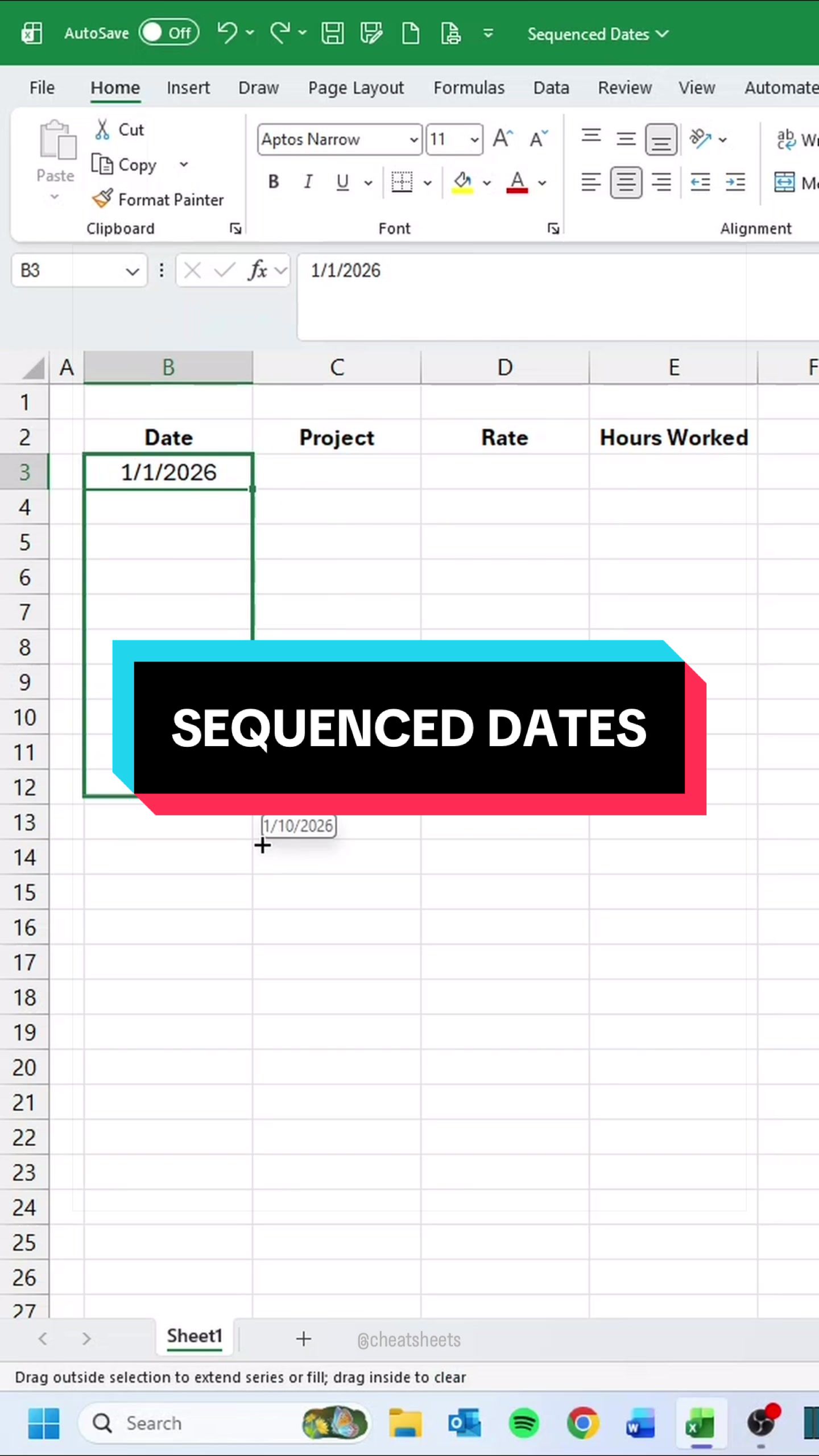@CheatSheets | Excel & GSheets