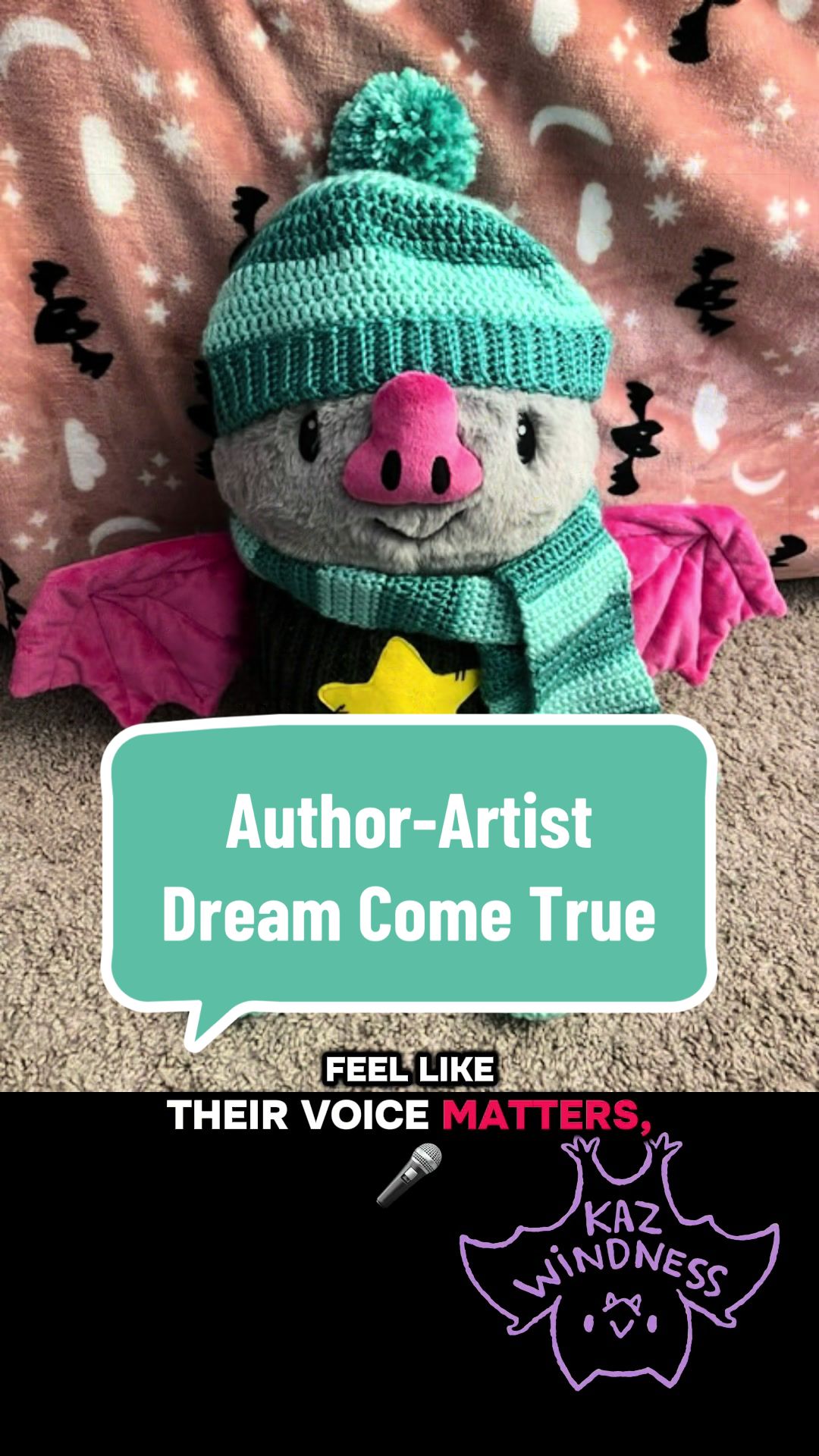 @Professor Kaz, Artist-Author