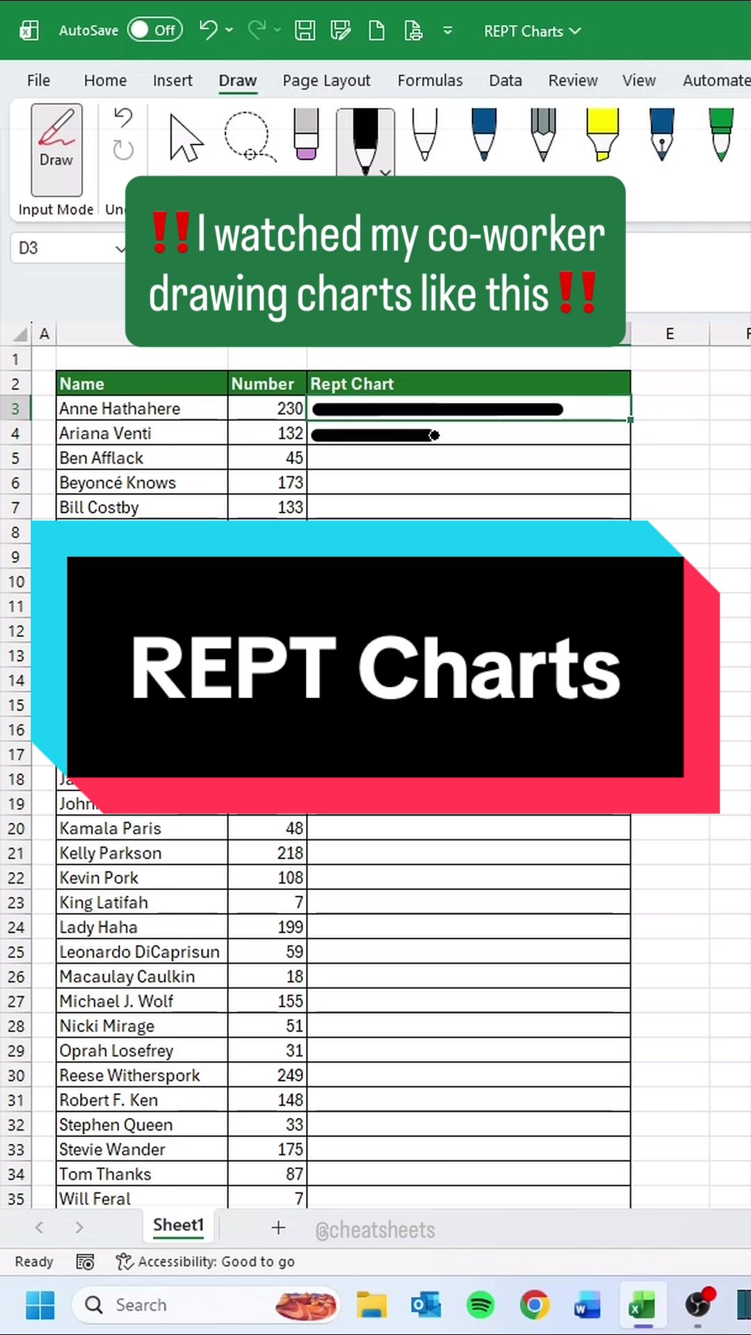 @CheatSheets | Excel & GSheets