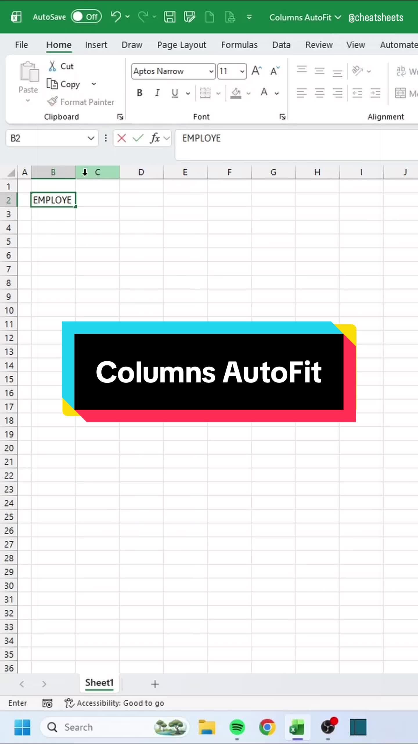 @CheatSheets | Excel & GSheets