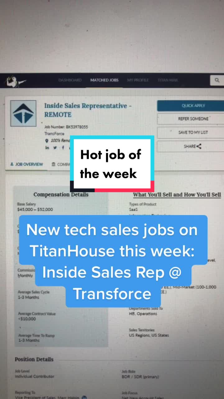 @Titanhouse | Tech Sales Jobs