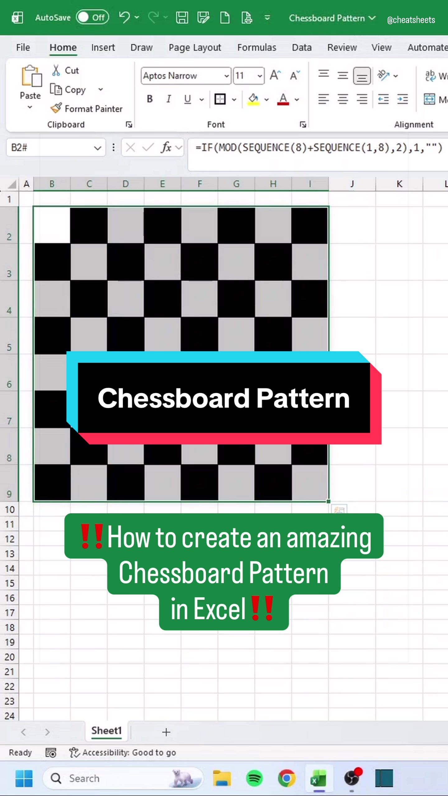 @CheatSheets | Excel & GSheets