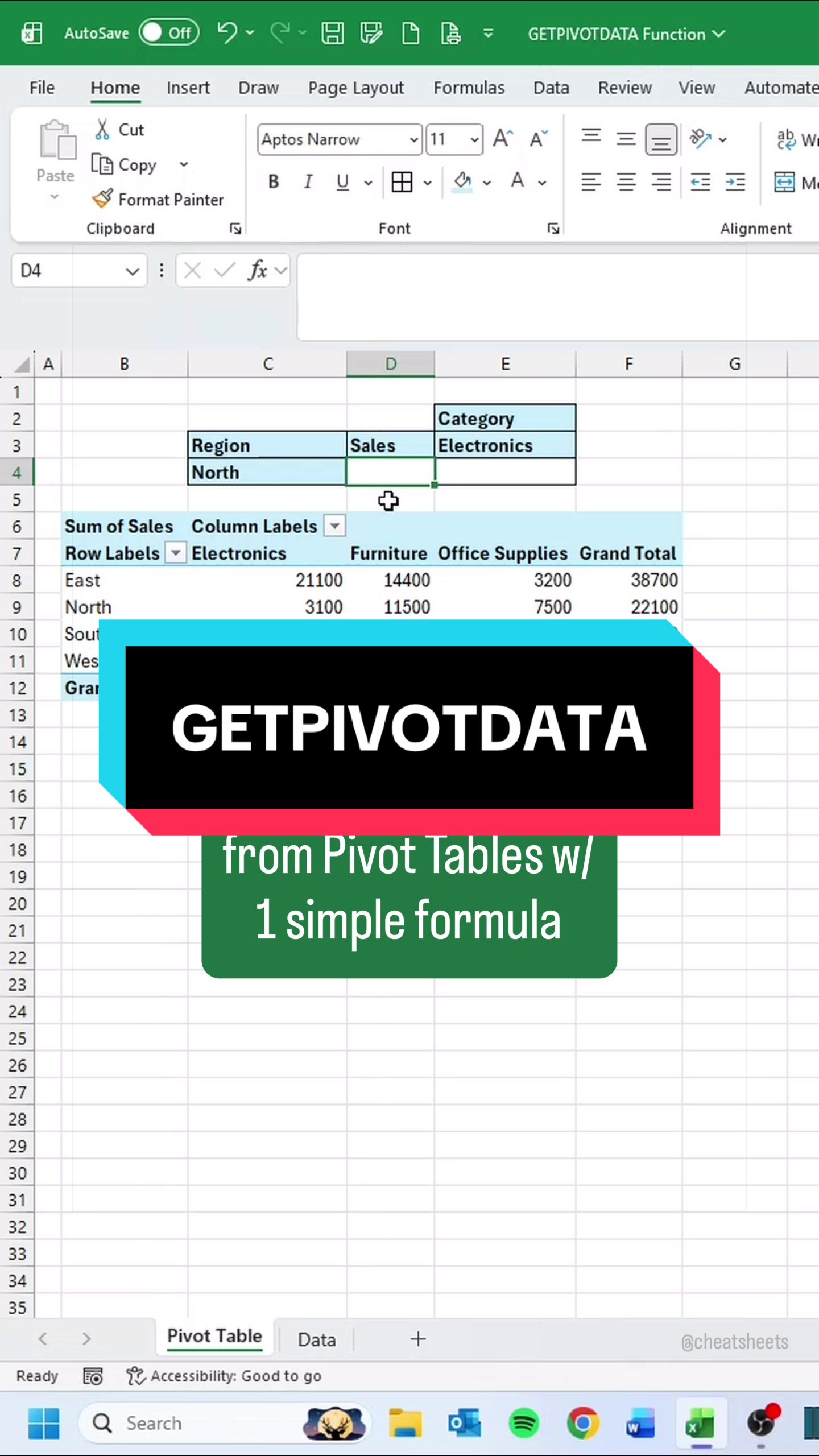 @CheatSheets | Excel & GSheets