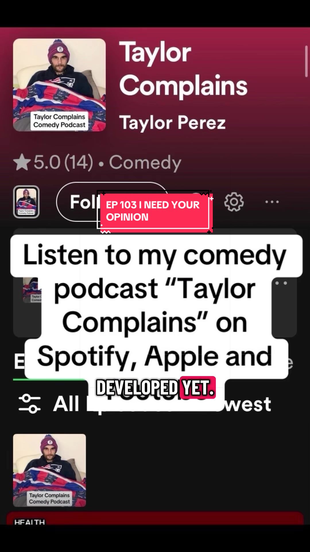 @Taylor Complains