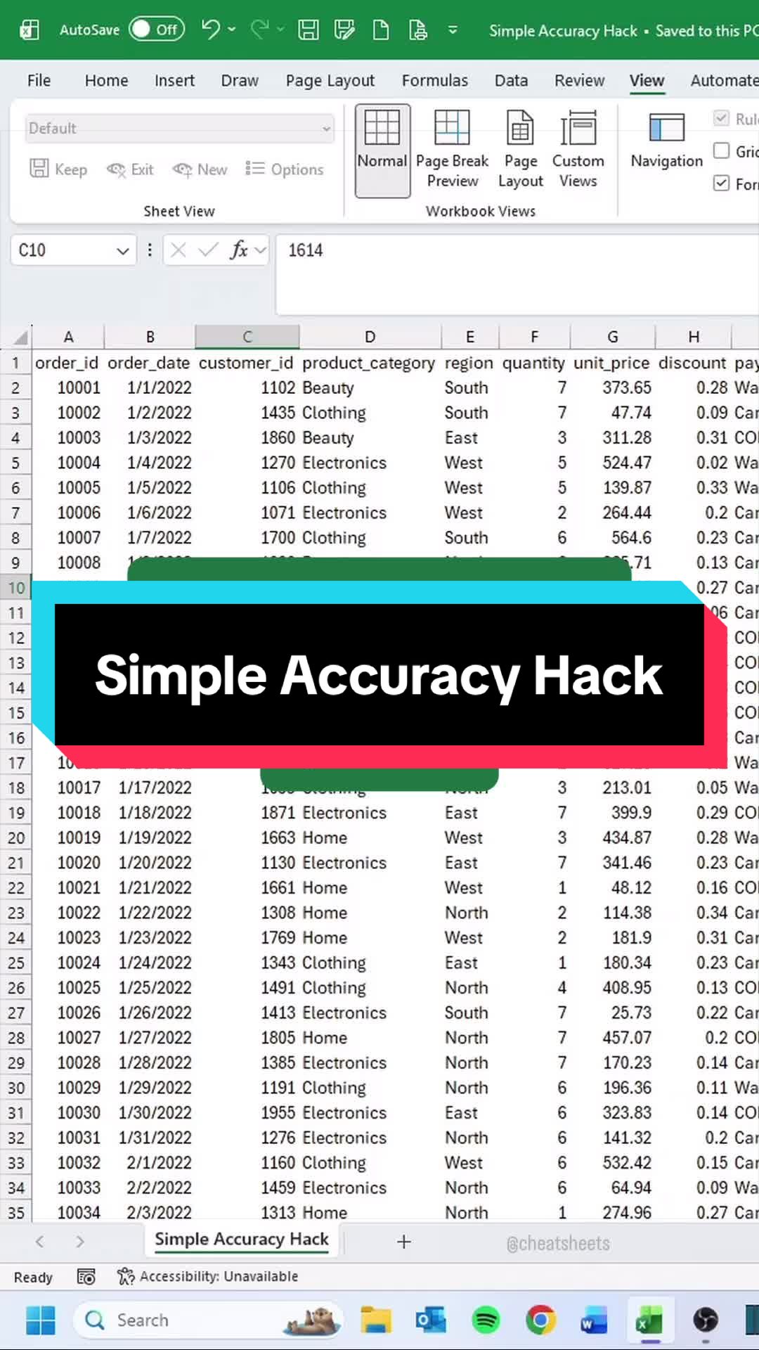 @CheatSheets | Excel & GSheets