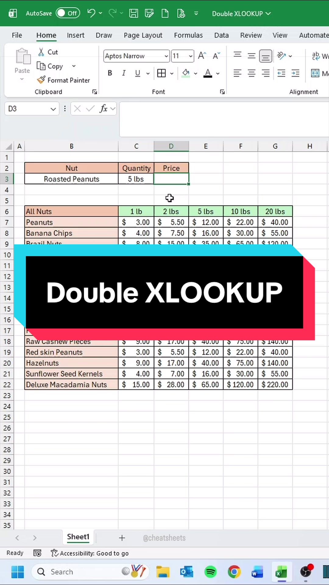 @CheatSheets | Excel & GSheets