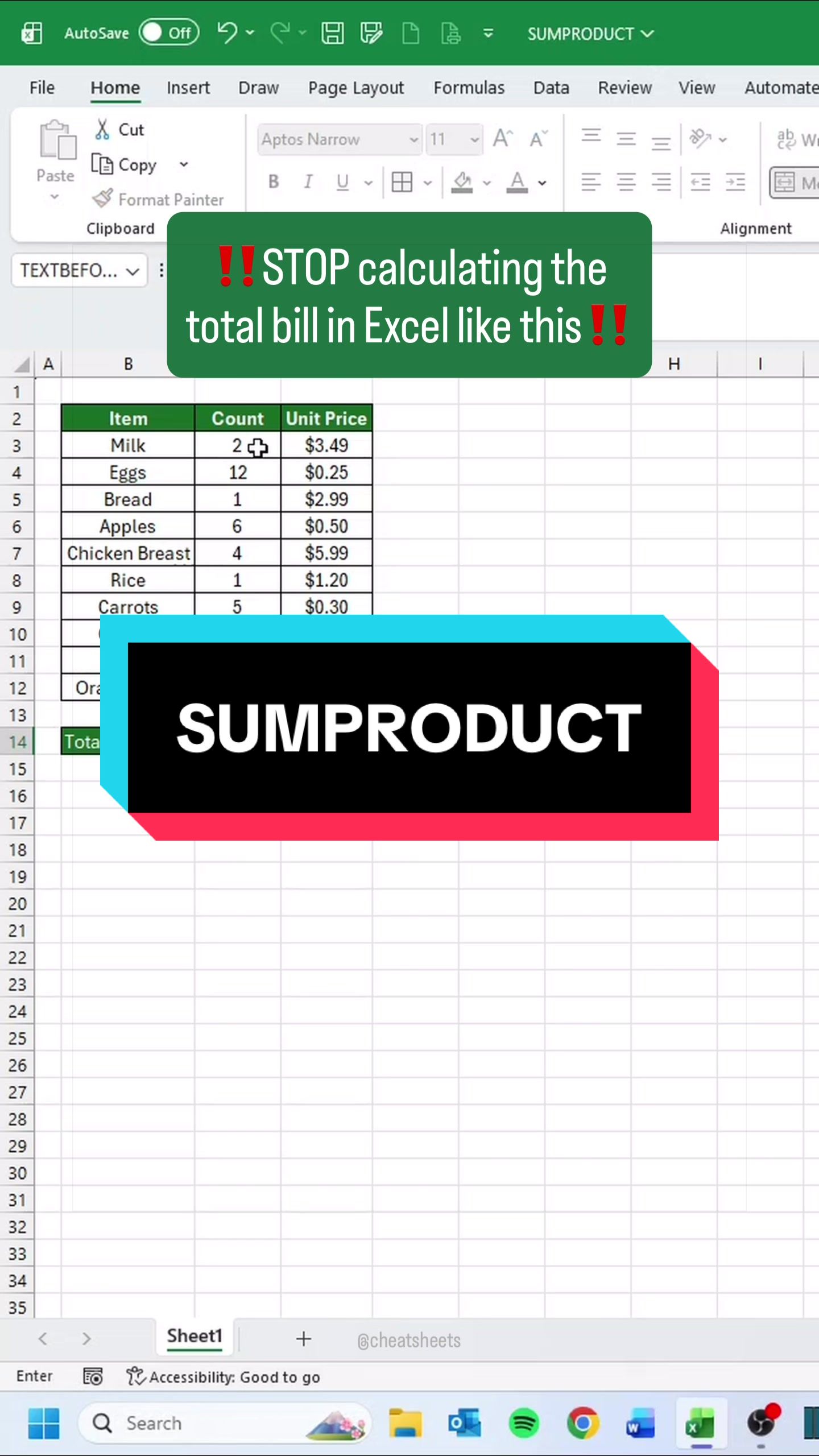 @CheatSheets | Excel & GSheets