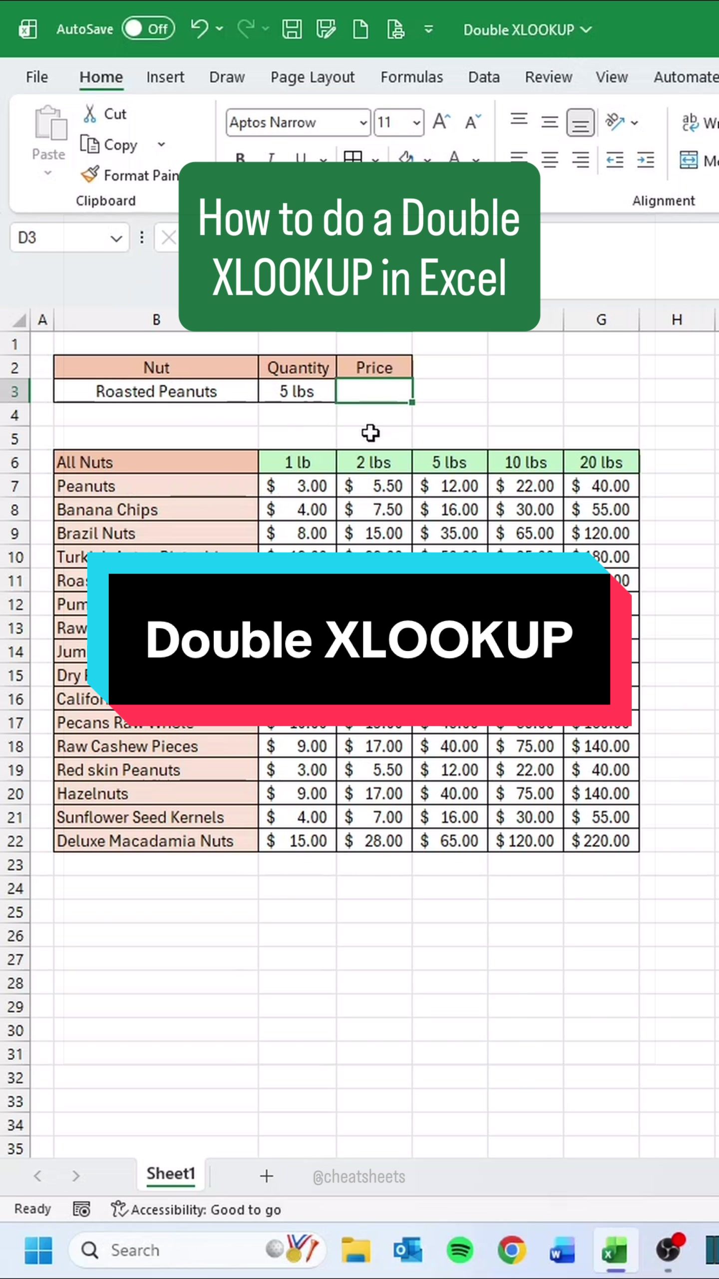 @CheatSheets | Excel & GSheets