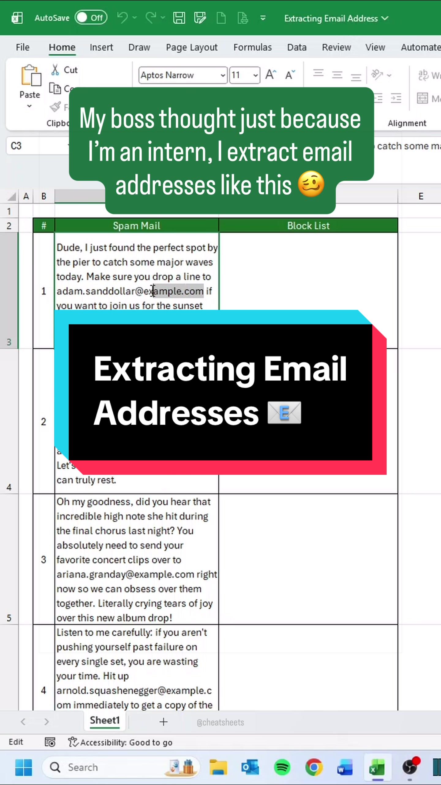@CheatSheets | Excel & GSheets