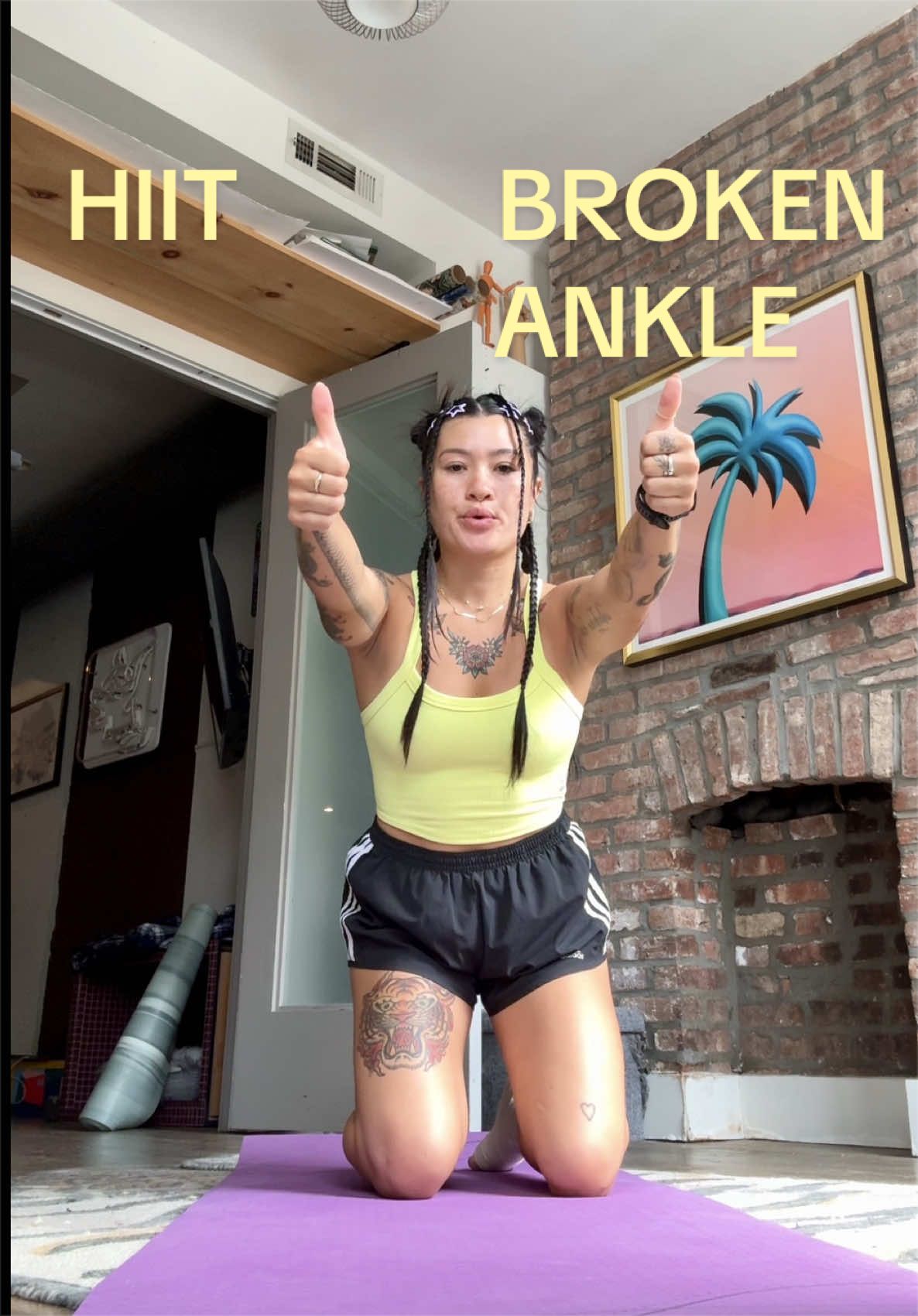 @Janine runs and paints