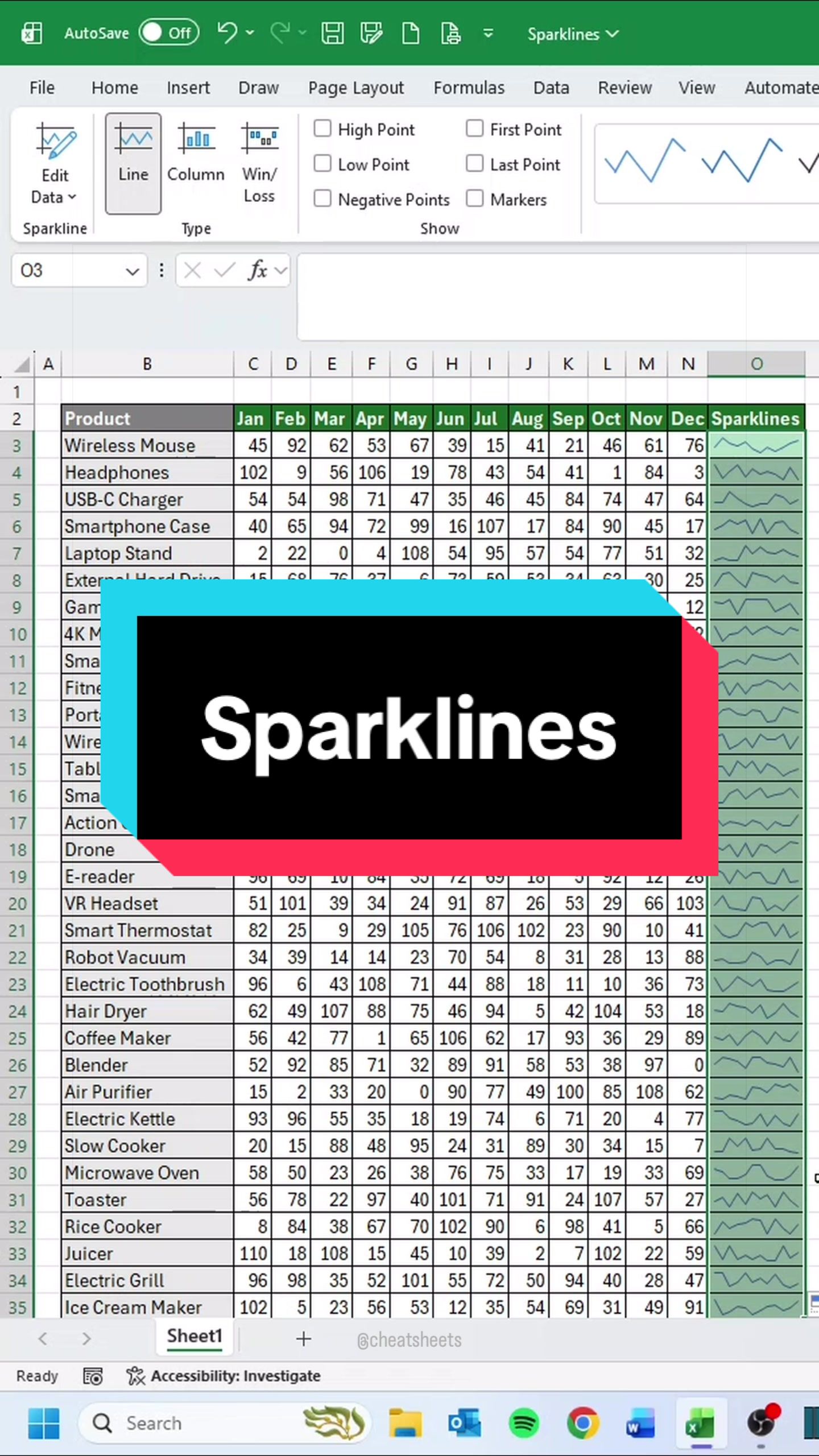 @CheatSheets | Excel & GSheets