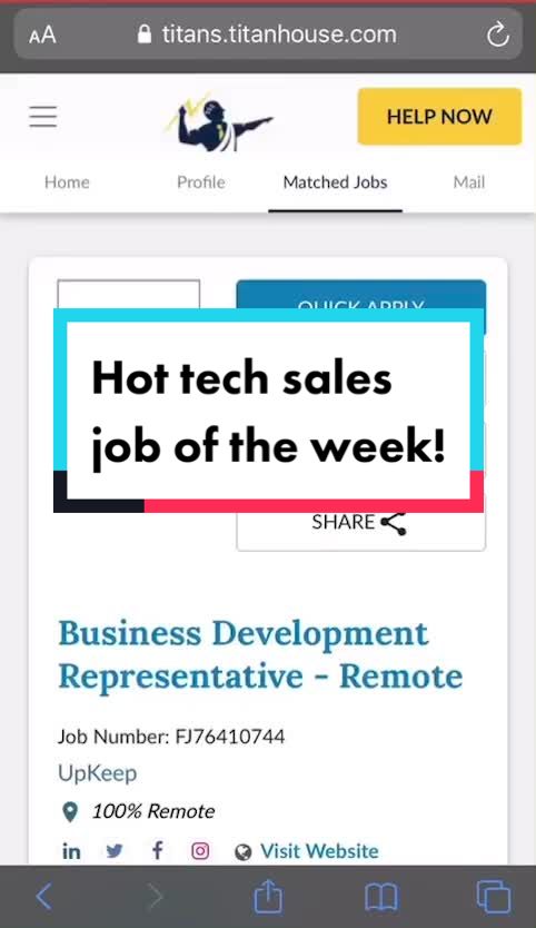 @Titanhouse | Tech Sales Jobs