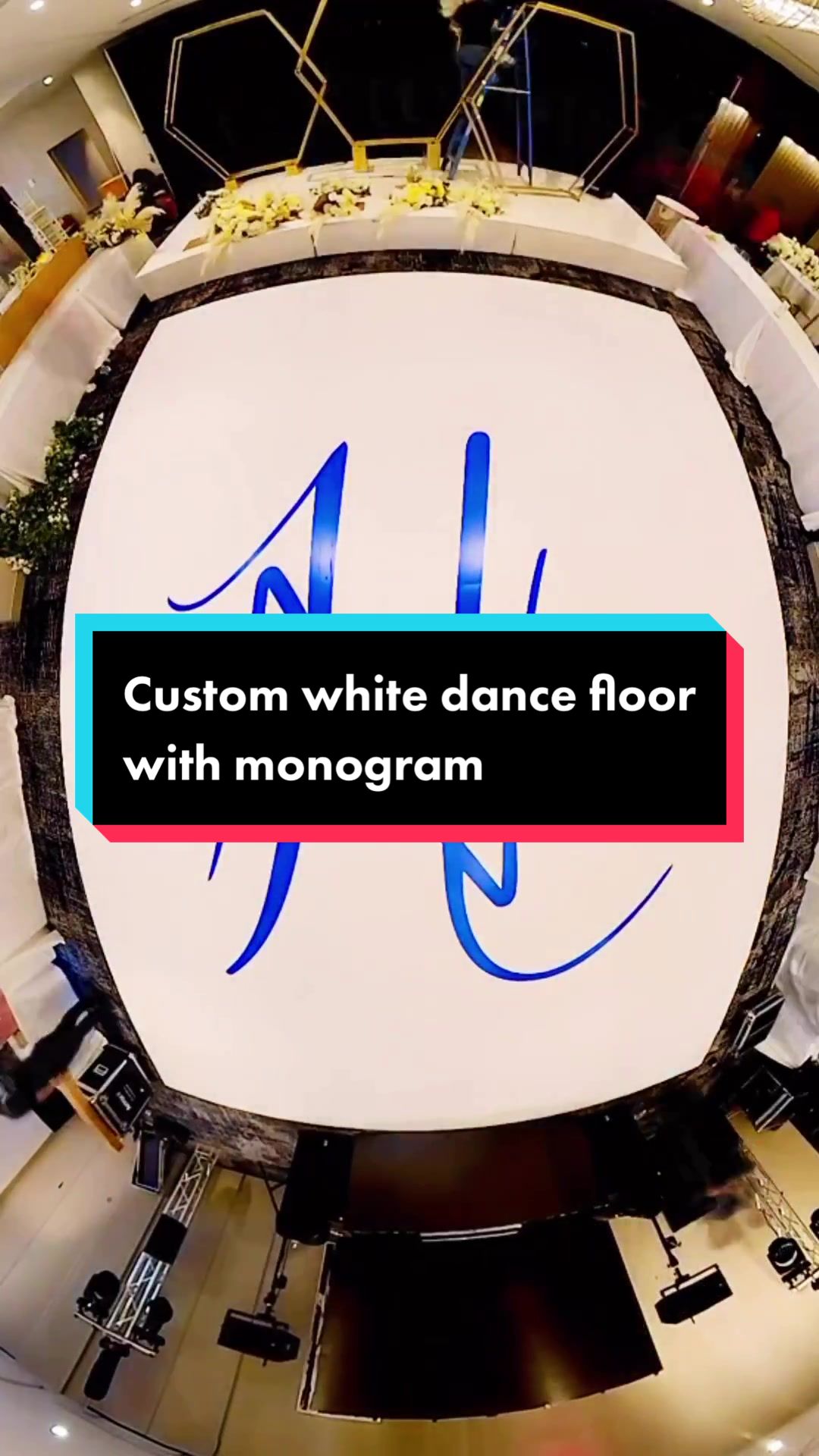 @Wrapped Vinyl Dance Floor